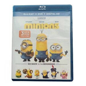 Minions DVD and blu ray